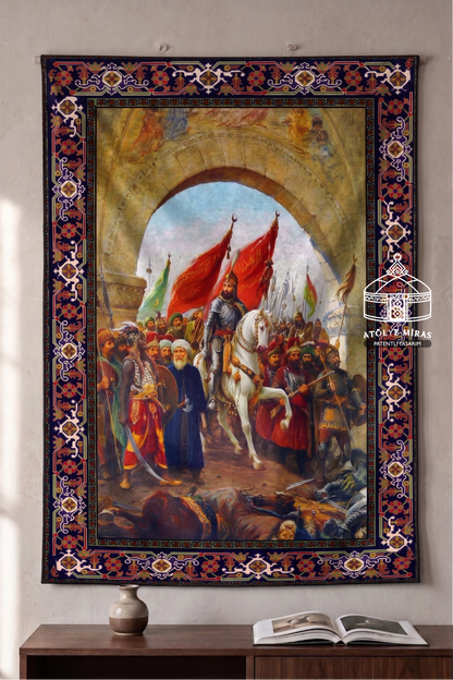 1453 İstanbul'un Fethi Etnik Duvar Halısı