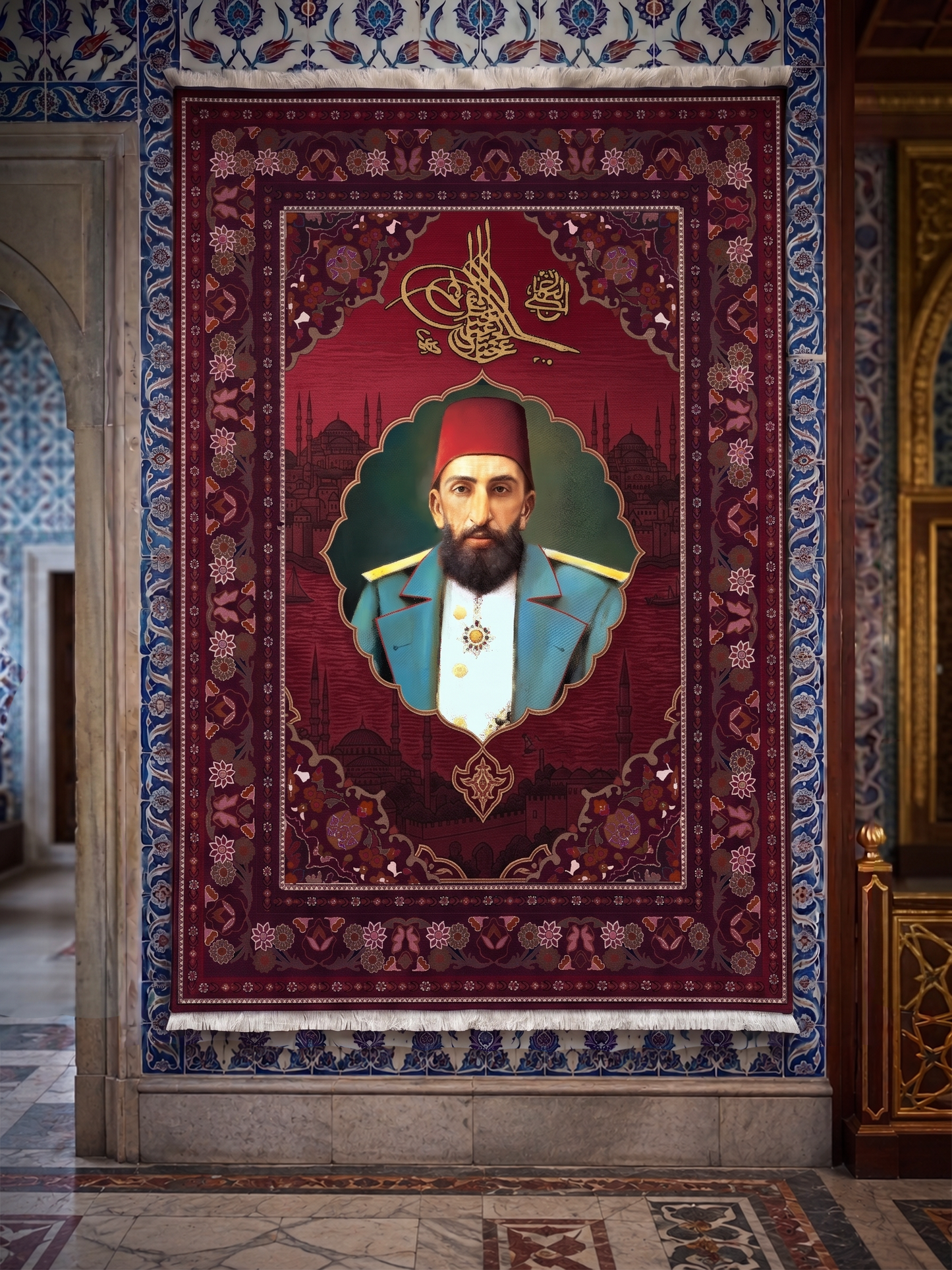 Sultan II. Abdülhamid Han Duvar Halısı