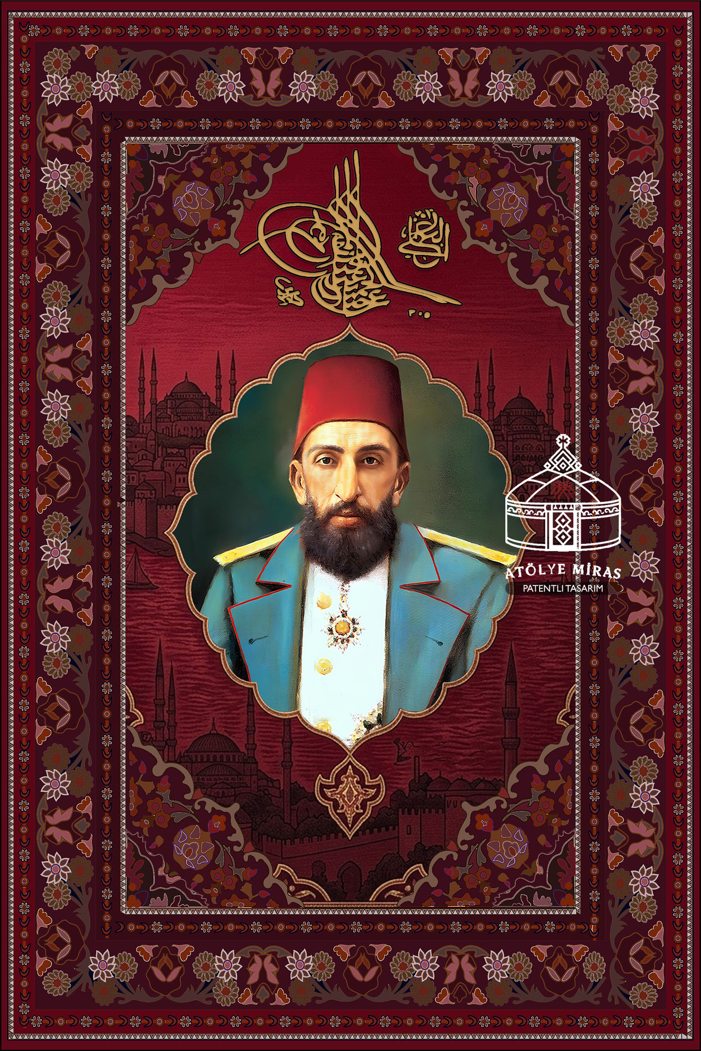 Sultan II. Abdülhamid Han Duvar Halısı