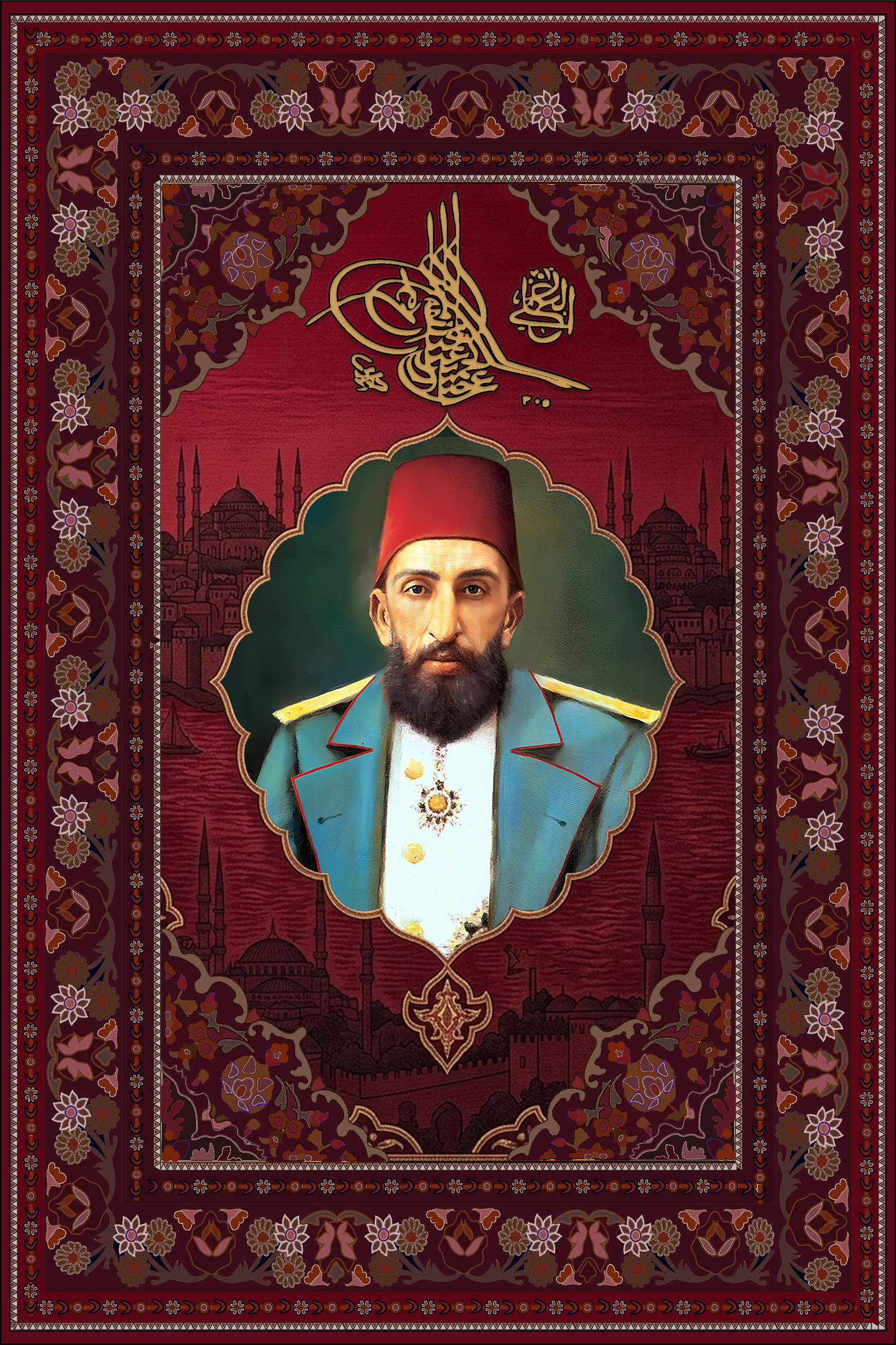 Sultan II. Abdülhamid Han Duvar Halısı