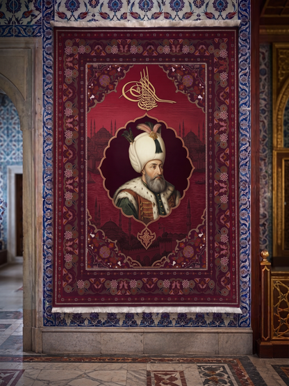 Kanuni Sultan Süleyman Duvar Halısı