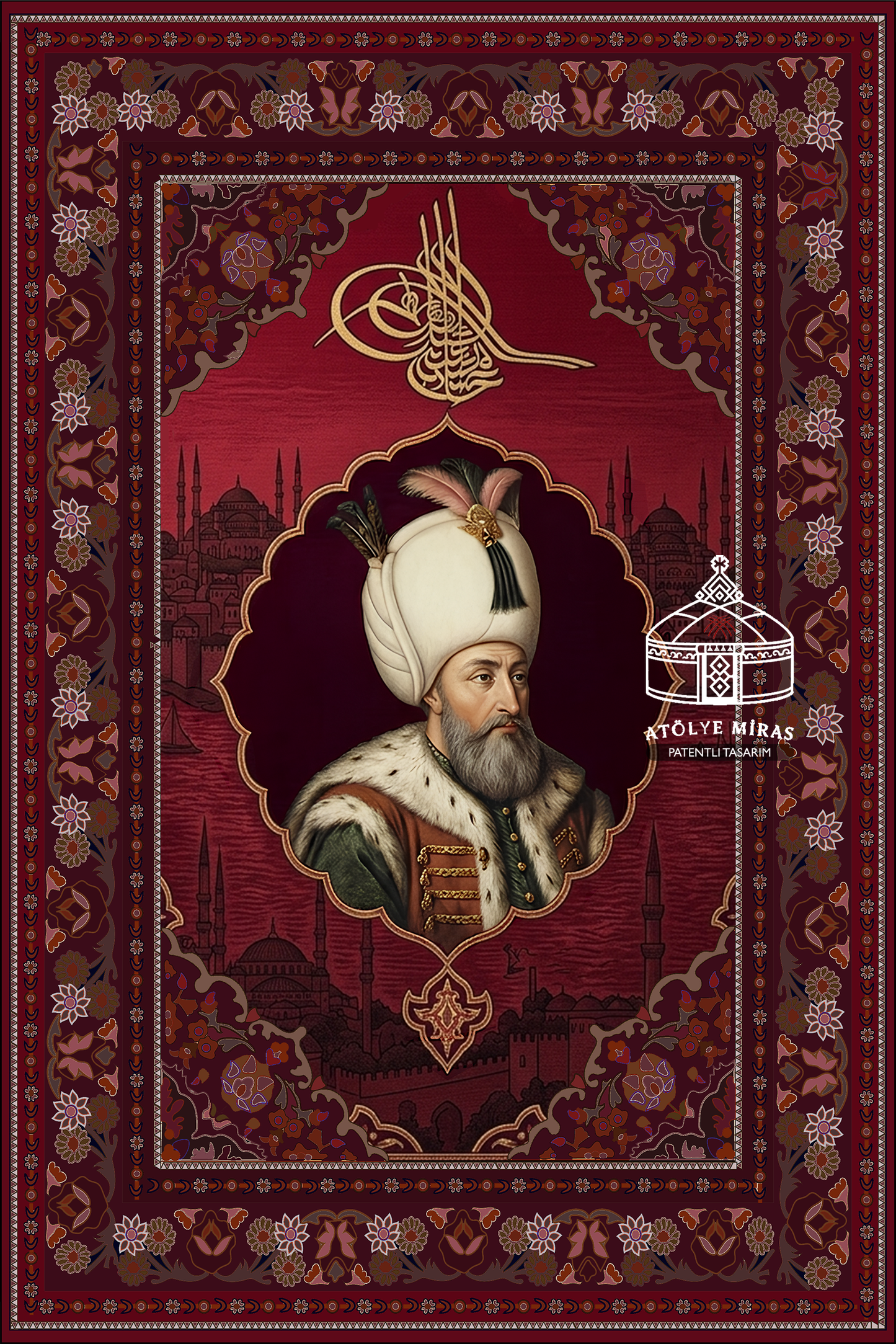 Kanuni Sultan Süleyman Duvar Halısı