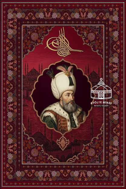 Kanuni Sultan Süleyman Duvar Halısı